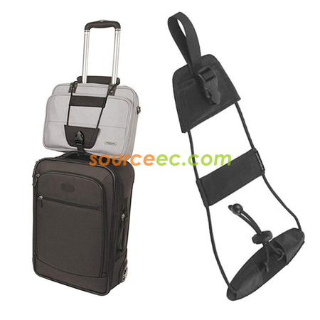Luggage connector strap top