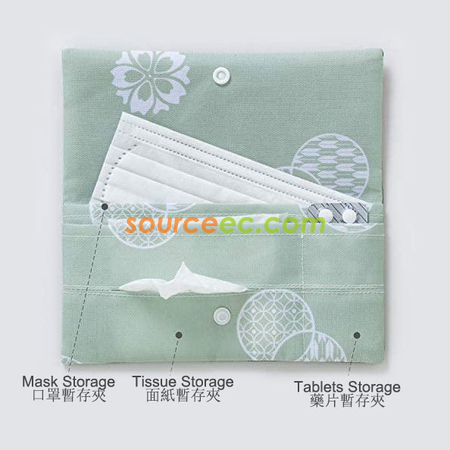 Mask Tissue Storage Bag