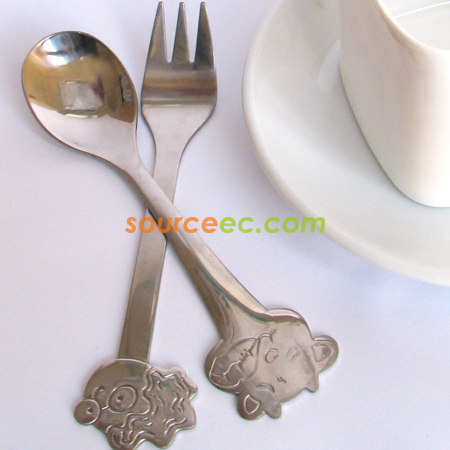 Spoon and Fork with Case