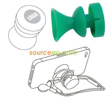 Stand with Earphone Wrap