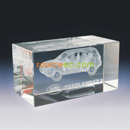 3D Crystal Trophies