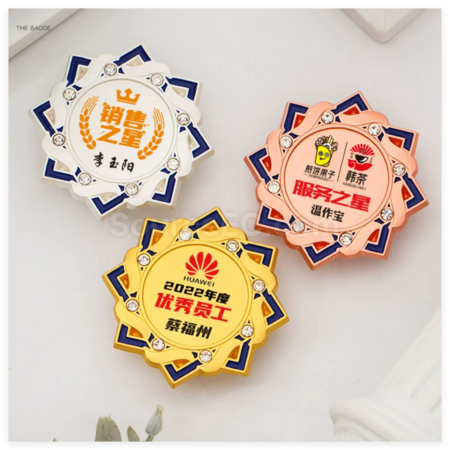 Customization Metal Badges And Medals Corporate Gifts