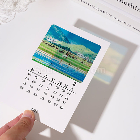 Customization Transparent Film Calendar Corporate Gifts