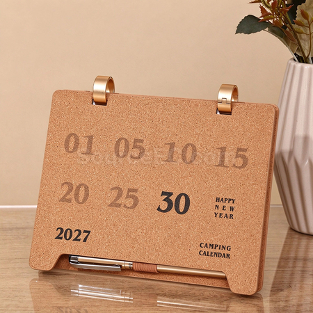 Customization Cork Desk Calendar Corporate Gifts