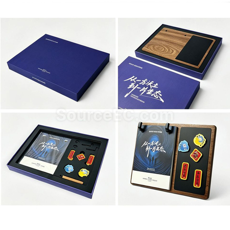 Customization Magnetic Solid Wood Desk Calendar  Corporate Gifts