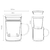 Glass Cup with Infuser