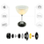 Red Wine Glasses Light Bluetooth Speaker