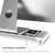 Aluminum Monitor Stand Riser with 4 USB Charging Ports 