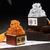Coloured Glaze Wooden Stamp