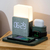 Wireless Charger Three-In-One Lamp Clock (Mobile Phone + Watch + Earphone)