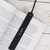 Leather retro bookmark