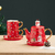 Christmas Ceramic Cup Set