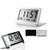 Clamshell electronic clock