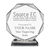Sun Flower Crystal Trophy