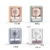 Transparent light touch air conditioner fan