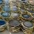 Personalized Agate Electroplating Gold Ddge Coaster