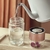 280ML Portable Glass Bottle with Infuser