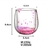 Romantic Cherry Blossom Double Glass