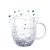 Sparkling Heart Double Handle Glass