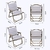 Aluminum Alloy Folding Portable Outdoor Camping Chair