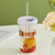 Straw Glass Cup