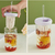 Straw Glass Cup