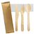 4pcs Wooden Cutlery Set