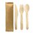 2pcs Wooden Cutlery Set