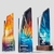 Color Printed Crystal Trophy