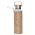 18.5OZ  Glass Bottle with Cotton linen cup sleeve with handle