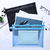 Mesh Double Layer Zipper Document Bag