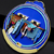 Anniversary special-shaped combination badge