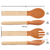 Short-handled Wooden Cutlery