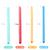 Shaped Silicone Straws