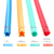 Shaped Silicone Straws