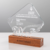 Crystal Metal Solid Wood Award