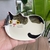 Cat soy sauce dish