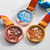 Basketball Metal Medal