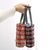 Checkered Canvas Water Cup Bag