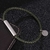 Engraved Magnetic Buckle Leather Rope Bracelet