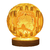 Hand-Folded Paper Sculpture Ball Lamp