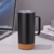 Cork bottom insulated mug