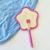 Flower and Grass Weaving Fan