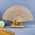 Carved Fragrant Wood Folding Fan