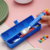 Silicone building block handle, stainless steel knife fork spoon three piece set