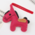 PU Leather Pony Pendant
