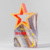 Colorful Five-Star Crystal Trophy