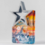 Colorful Five-Star Crystal Trophy