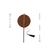 Rotatable Bamboo Round Fan