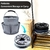 Portable Foldable Tool Basket
